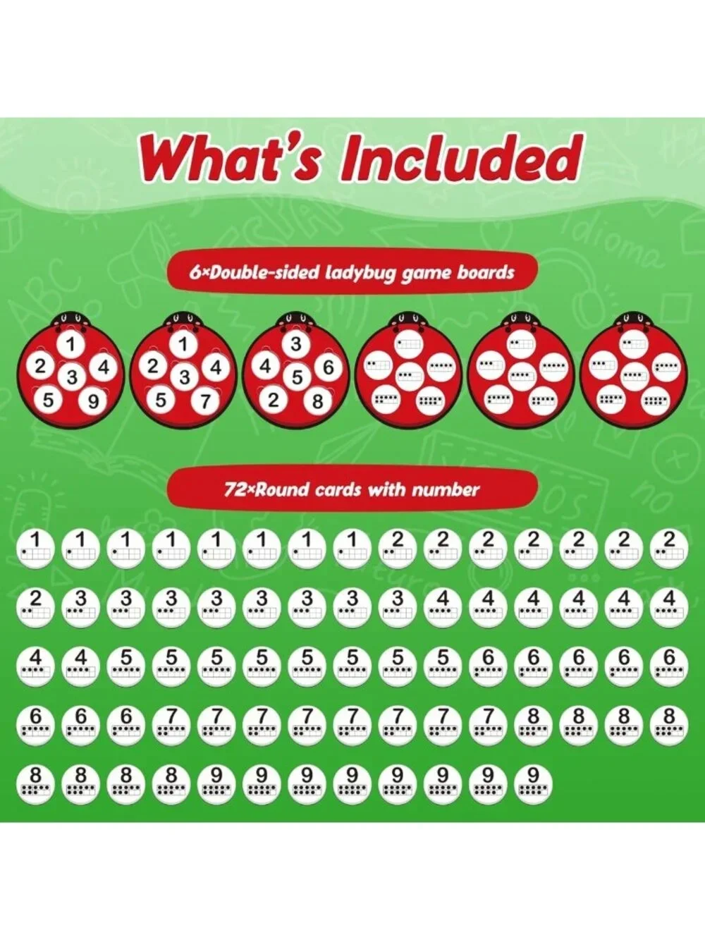 Engaging Math Games for Kids - Ten Frame Set, Addition & Subtraction Cards